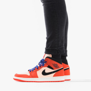 Alternative view of Giày Nike Air Jordan 1 Retro Mid SE 'Team Orange' 852542-800