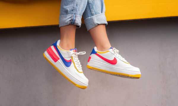 Giày Nike Wmns Air Force 1 Shadow 'White Crimson Blue' CI0919-105 - Hình ảnh 7