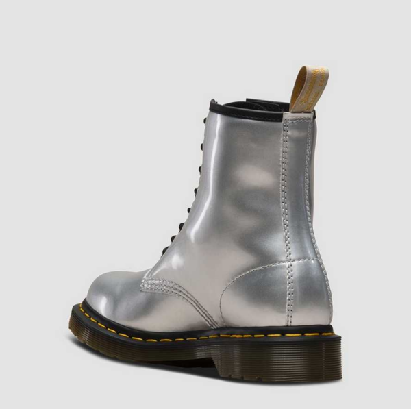 Giày Dr.Martens Vegan 1460 Metallic Chrome 'Silver' 24865040 - Hình ảnh 3