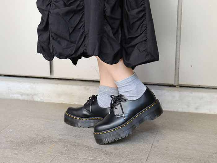 Giày Dr.Martens 1461 Quad Polished Smooth Black 25567001