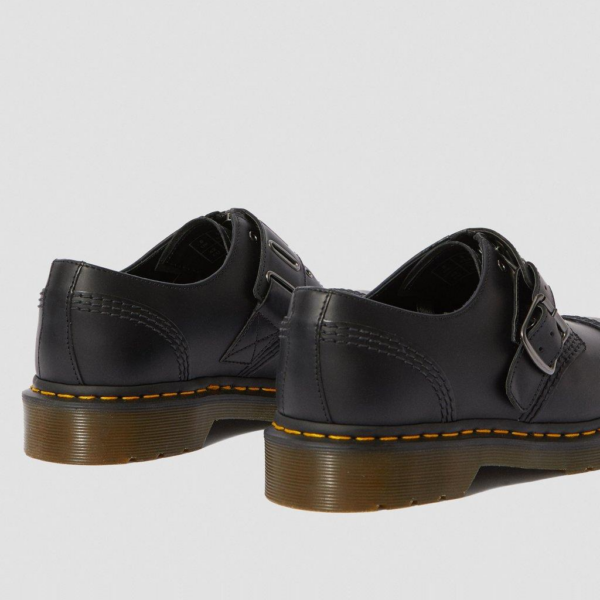 Giày Dr.Martens 1461 Quynn Smooth Leather Buckle 'Black' 25603001 - Hình ảnh 4