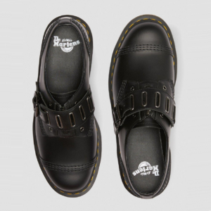 Giay Dr.Martens 1461 Quynn Smooth Leather Buckle 'Black' 25603001