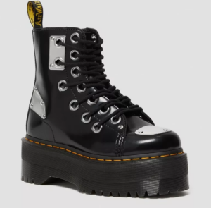 Giay Dr. Martens Jadon Max Metal 'Black' 26090001