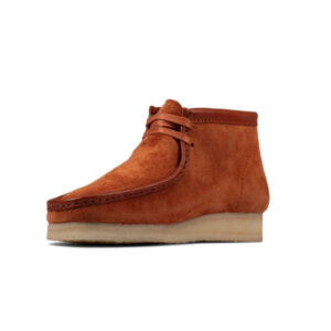 Giay Clarks Wallabee Boot 'Tan Hairy Suede' 261-54818