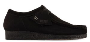 Giay Clarks Wallabee 'Black Suede' 261-55522