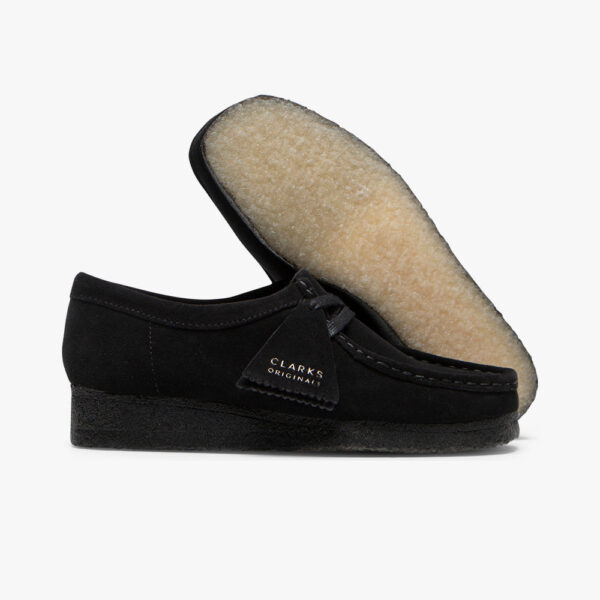 Giày Clarks Wallabee 'Black Suede' 261-55519 - Hình ảnh 2