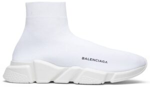 Giày Balenciaga Speed Trainer Mid 'Triple White' 458653-W05G0-9000