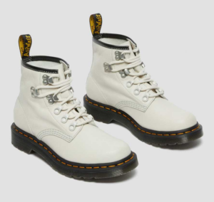 Alternative view of Giày Dr.Martens 101 Hardware Virginia Leather 'White' 26862115