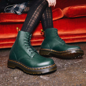 Alternative view of Giày Dr.Martens 1460 Women's Pascal Virginia 'Green' 26902328