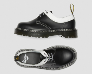 Giay Dr.Martens Bex Smooth Contrast Oxford 'Black White' 27329009