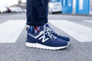 Alternative view of Giày New Balance 574 Sport 'Navy Blue' MS574BB