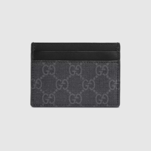 Vi Gucci Kingsnake GG Supreme Card Case 'Black Grey' 451277-K541N-1058