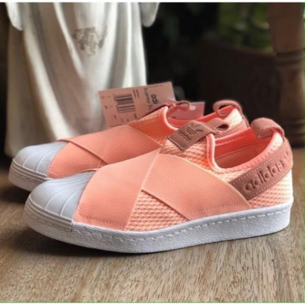 Giày Adidas Wmns Superstar Slip On 'Clear Orange' AQ0919 - Hình ảnh 2