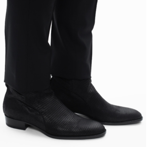 Alternative view of Giày Saint Laurent Low Boot Wyatt 30 Black 630482-1YO00-1000