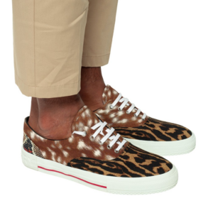 Alternative view of Giày Burberry Mixed Animal-print Skate 'Brown' 8024906