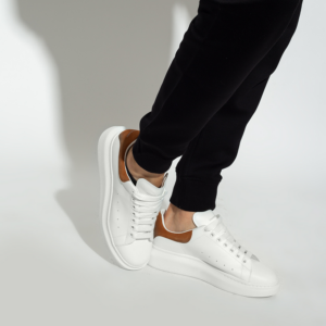 Giay Alexander McQueen Oversole 'White Brown' 553680-WHGP7-9474