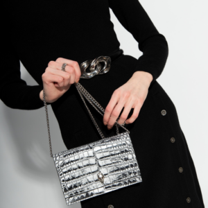 Tui Alexander Mcqueen Skull Mini Bag 'Silver' 613088-D7814-1090