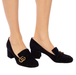 Alternative view of Giày Gucci Leather Mid-Heel Pump 408208-C2000-1000