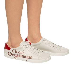 Alternative view of Giày Gucci Sneakes Women Leather White Red 623234-AYO10-9087