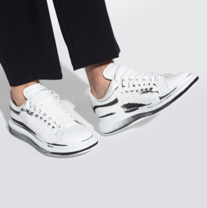 Alternative view of Giày Alexander McQueen Oversized Sneaker 'White' 662642-WIA4Q-9000