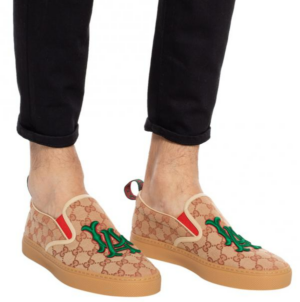 Alternative view of Giày Gucci x MLB Brown Slip On Sneakers 548646-9Y9H0-8368