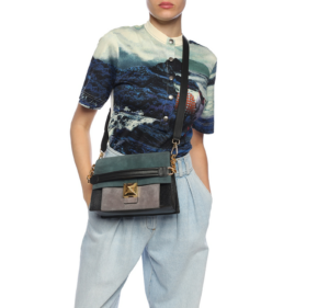 Alternative view of Túi Furla Ladies Diva S Tricolor Suede 'Ottanio' BYO6-1033639