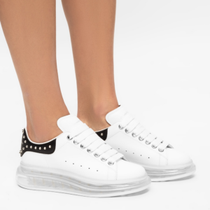 Alternative view of Giày Alexander McQueen Oversized Sneakers White 650814 WHZ4X 9089