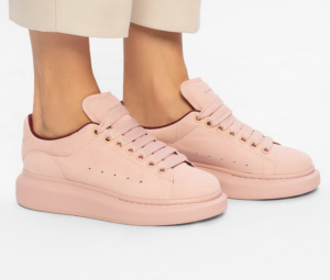 Alternative view of Giày Alexander McQueen Oversize Smooth Leather Sneakers 634138-WHV67-5734