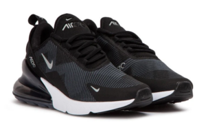 Giay Nike Air Max 270 Knit Jacquard GS 'Black' AR0301-008