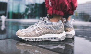 Giay Nike Supreme x Air Max 98 Snakeskin 844694 100 Authentic Shoes