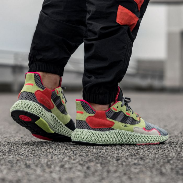 Giày Adidas ZX 4000 Futurecraft 4D 'Grey Yellow' BD7927 - Hình ảnh 2