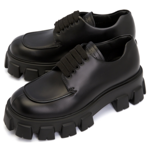 Giay Prada Monolith Lace Up 'Black' 2EE356-B4L-F0002