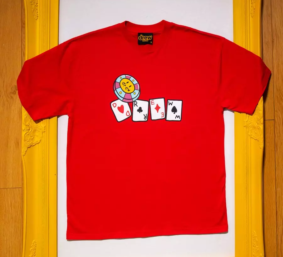 Áo Drew House Lucky You Drew SS Tee Red