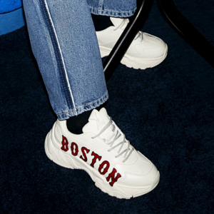 Giay MLB Big Ball Chunky Boston Red Sox 'White Red' 3ASHC201N-43IVS