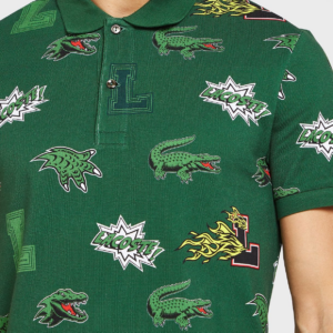 Ao Lacoste Holiday Regular Fit Crocodile Print 'Green' PH1464-PZ1