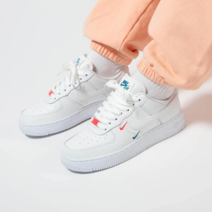 Alternative view of Giày Nike Wmns Air Force 1 '07 Essential 'Summit White Solar Red'  CT1989-101