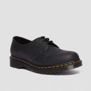 Giay Dr.Martens 1461 Waxed Full Grain Leather 'Black' 30679001