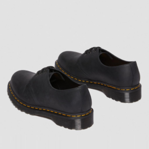 Giay Dr.Martens 1461 Waxed Full Grain Leather 'Black' 30679001