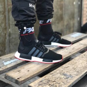Alternative view of Giày Adidas NMD_R1 "Black Scarlet" CQ2413