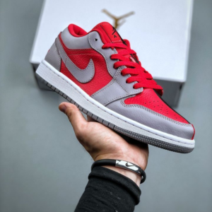 Giay Nike Air Jordan 1 Low SE 'Split Gym Red Cement Grey' DR0502-600