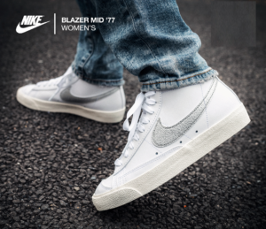 Giay Nike Blazer Mid 77 Vintage 'White Grey' DQ7574-100