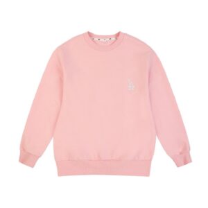 Áo MLB Sweater LA BigLogo Pink 31MT03011-07P