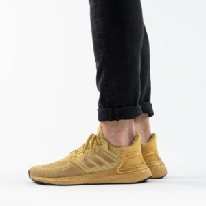 Alternative view of Giày Adidas UltraBoost 20 'Gold Metallic' EG1343