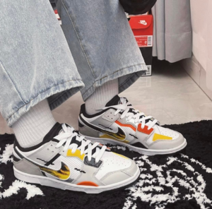 Giay Nike Dunk Low Scrap 'Mighty Swooshers' DX6058-101