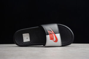 Alternative view of Dép Nike Benassi JDI Slides 'Black Red White' 343880-006