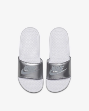 Alternative view of Dép Nike Benassi JDI Sandals 'White Wolf Grey' 343881-107