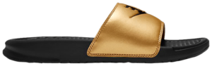 Dép Nike Wmns JDI Benassi Slides 'Black Metallic Gold' 343881-014