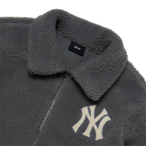 Alternative view of Áo MLB Basic Stand Neck Dumble Fleece Jumper 3AJPF0316-50GRD