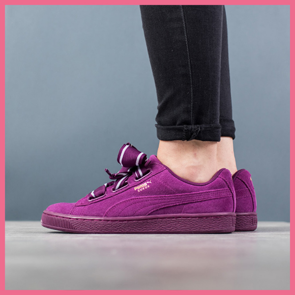 Giày Puma Suede Heart Satin 364084-02 - Hình ảnh 4