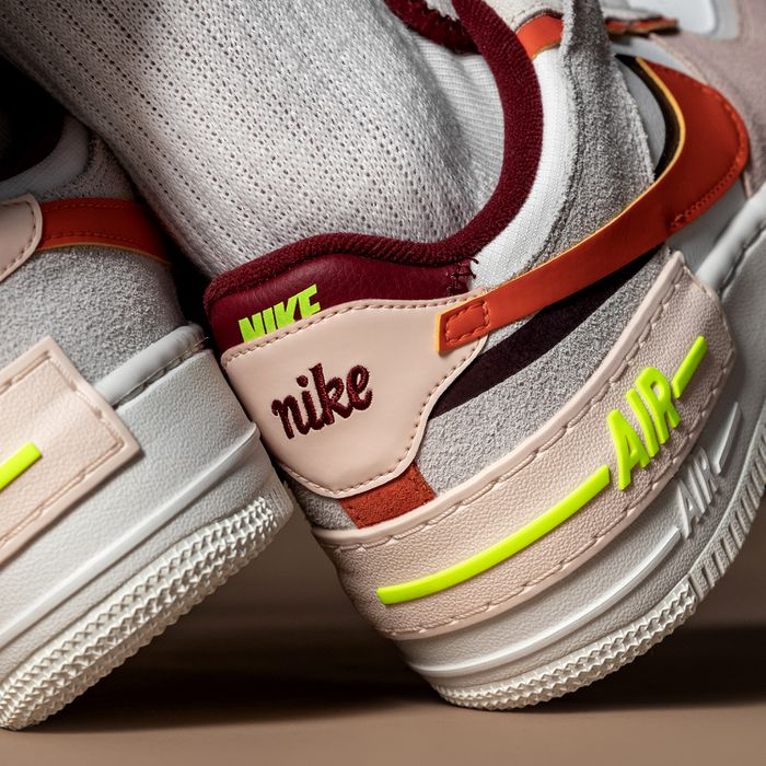 Giày Nike Wmns Air Force 1 Shadow 'Team Red Orange Pearl' CU8591-600 - Ảnh 6